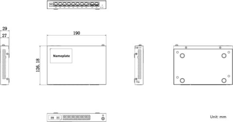 ROUTER POE AC HIKVISION DS-3WG105GP-SI(O-STD)