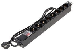 Listwa zasilająca 8 gniazd PD-8/RACK-N