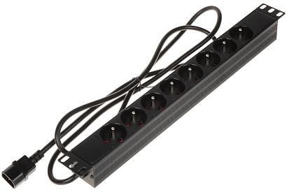 Listwa zasilająca 8 gniazd PD-8/R/IEC-N