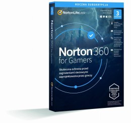 Norton 360 for Gamers BOX PL 3-urządzenia, 12-miesięcy