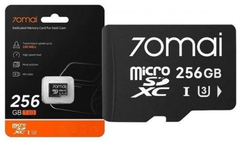 Zestaw 70mai X800 4K Czarna + karta 70mai SD 256GB
