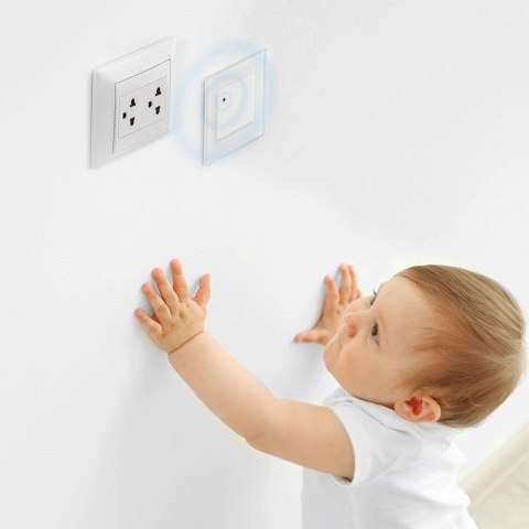 Czujnik ruchu mikrofalowy ścienny podtynkowy dopuszkowy biały 1200W/300W V-TAC VT-8084 5 lat gwarancji