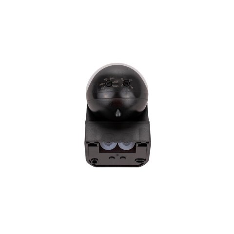 Czujnik ruchu ścienny 180st ruchoma główka czarny V-TAC VT-8028