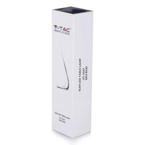 Lampka biurkowa V-TAC 6.5W LED ładowanie ściemnianie 3w1 biała VT-1037 2700K-6400K 110lm