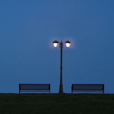 Latarnia ogrodowa V-TAC 2XE27 1990mm IP44 czarny VT-739