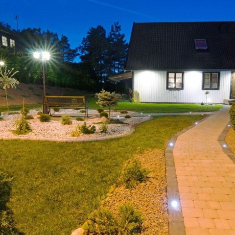 Latarnia ogrodowa V-TAC 2XE27 1990mm IP44 czarny VT-739