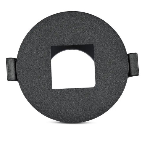 Oczko V-TAC GU10 okrągłe z kwadratem czarne VT-883-B 3 lata gwarancji