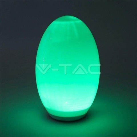 Oprawa ogrodowa solarna V-TAC LED jajko VT-7815 3000K+RGB 5lm