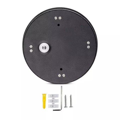 Oprawa ścienna V-TAC 4W LED IP65 czarna okrągła VT-706 4000K 440lm