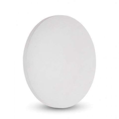 Oprawa ścienna kinkiet 6W V-TAC BRIDGELUX biały okrągły IP65 VT-741 4000K 660lm