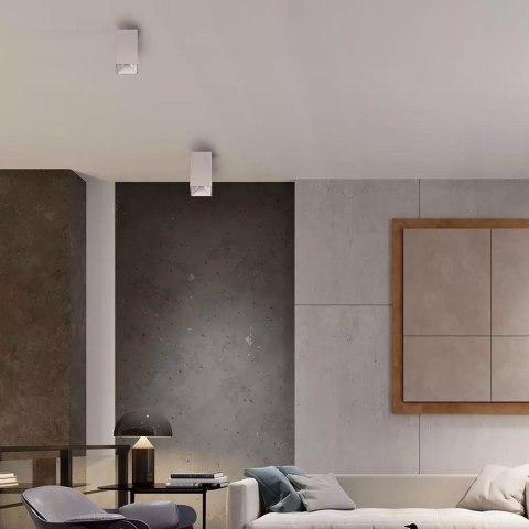 Oprawa sufitowa V-TAC GU10 kwadrat natynkowa biały 74x74x140mm VT-882-Q 3 lata gwarancji