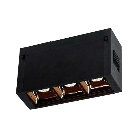 Oprawa szynosystem magnetyczny 24V V-TAC 3W LED czarna CRI90+UGR19 VT-4143 4000K 240lm 3 lata gwarancji