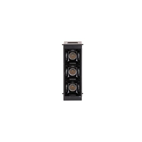 Oprawa szynosystem magnetyczny 24V V-TAC 3W LED czarna CRI90+UGR19 VT-4143 4000K 240lm 3 lata gwarancji