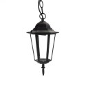 Oprawa zwieszana ogrodowa na łańcuchu V-TAC lamp czarny mat VT-752