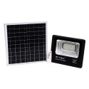 Projektor LED solarny V-TAC 20W czarny IP65 pilot timer VT-60W 6000K 1650lm