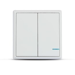 Przełącznik bezprzewodowy podwójny IP54 do SKU 8458 8459 V-TAC VT-5132