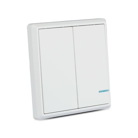 Przełącznik bezprzewodowy podwójny IP54 do SKU 8458 8459 V-TAC VT-5132