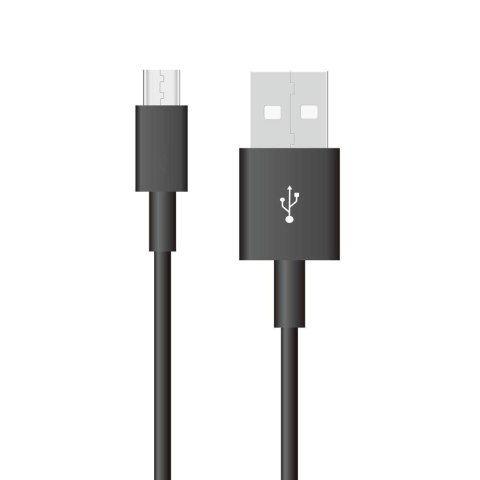 Przewód micro USB V-TAC 1M czarny seria pearl VT-5301