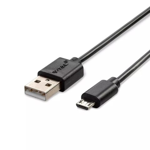Przewód micro USB V-TAC 1M czarny seria pearl VT-5301