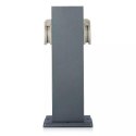 Słupek ogrodowy V-TAC 2 gniazda 30cm 2x16A 3600W IP44 grafit VT-1155-1