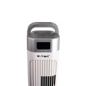 Wentylator wieżowy V-TAC z wyświetlaczem temperatury i pilotem 55W 95cm biały VT-5536