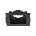 Oczko V-TAC GU10 wpuszczane kwadrat czarne VT-933-B 3 lata gwarancji