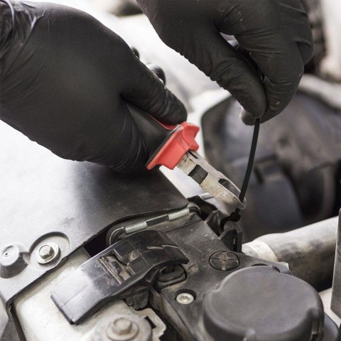 Opaski zaciskowe V-TAC 2.5x150mm czarna 8kg Nylon66 (opak. 100szt)