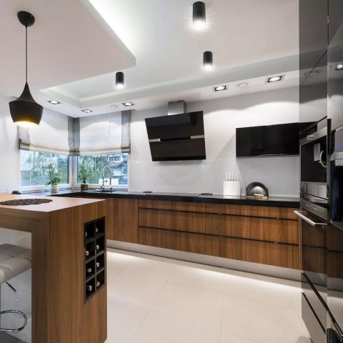 Oprawa sufitowa V-TAC GU10 okrągła natynkowa tuba czarny+ciemny chrom 80x140mm VT-882RD 3 lata gwarancji