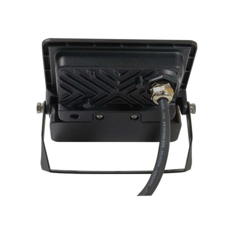 Projektor LED V-TAC 10W SAMSUNG CHIP czujnik ruchu czarny przewód 1M VT-118S-1 6400K 735lm 5 lat gwarancji