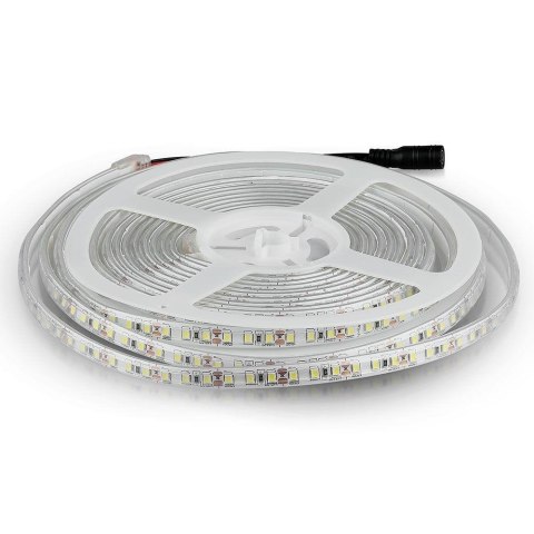 Taśma LED V-TAC 12V SMD3528 600LED IP65 rękaw 8W/m VT-3528 120-IP65 6500K