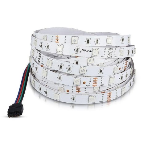 Taśma LED V-TAC 12V SMD5050 150LED IP20 4W/m VT-5050 30-IP20 RGB