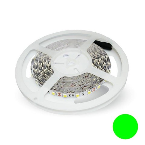 Taśma LED V-TAC 12V SMD5050 300LED IP20 11W/m VT-5050 60-IP20-11 Kolor Zielony