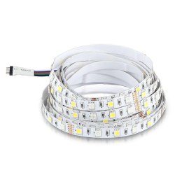 Taśma LED V-TAC 12V SMD5050 300LED RGBW IP20 8W/m VT-5050 60-IP20-8 6500K+RGB 357lm