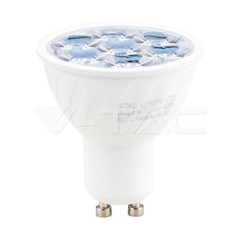 Żarówka LED V-TAC SAMSUNG CHIP GU10 6W 10st (wąski kąt światła) VT-249 6400K 500lm 5 lat gwarancji