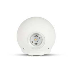 Kinkiet ścienny V-TAC 4W LED biały okrągły IP65 VT-836-W 4000K 476lm