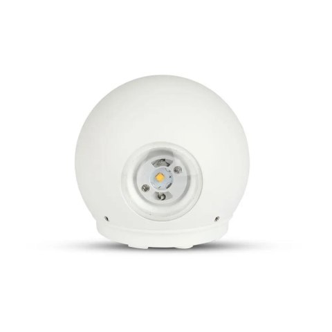 Kinkiet ścienny V-TAC 4W LED biały okrągły IP65 VT-836-W 4000K 476lm