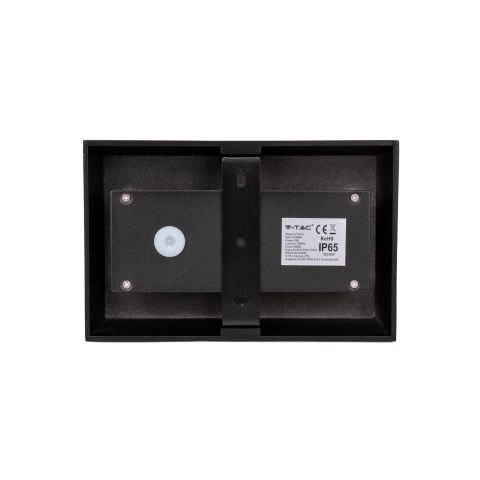 Kinkiet ścienny V-TAC 9W LED góra dół BRIDGELUX CHIP czarny IP54 VT-815 4000K 1280lm