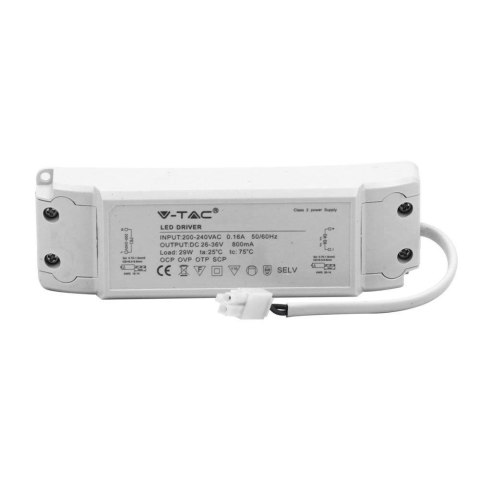 Panel LED V-TAC 29W 600x600 120Lm/W pmma VT-6129 4000K 3480lm