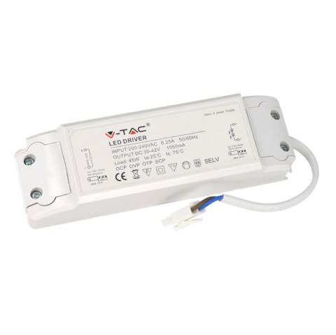 Panel LED V-TAC 40W 600x600 pmma 120Lm/W VT-6060-6 4000K 4950lm