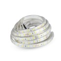 Taśma LED V-TAC SMD5050 300LED 24V IP65 rękaw 10W/m VT-5050 60-IP65 6400K 830lm