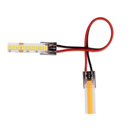 Konektor złączka taśm LED V-TAC przeźroczysta taśma-przewód-taśma gęste/zwykłe/COB 10mm