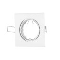 Oczko V-TAC GU10 kwadrat ruchome białe VT-779-WH-SQ