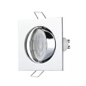 Oczko V-TAC GU10 kwadrat ruchome chrom VT-779-CH-SQ
