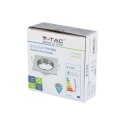 Oczko V-TAC GU10 kwadrat ruchome chrom VT-779-CH-SQ