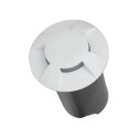 Oprawa gruntowa ogrodowa najazdowa 1W LED biała 4-stronna IP67 V-TAC VT-1171-W 6500K 10lm
