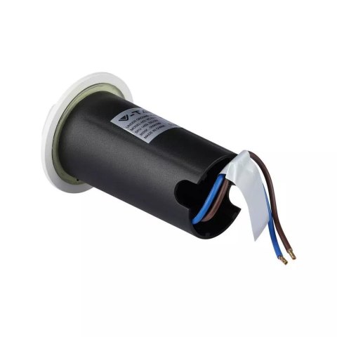 Oprawa gruntowa ogrodowa najazdowa 1W LED biała 4-stronna IP67 V-TAC VT-1171-W 6500K 10lm