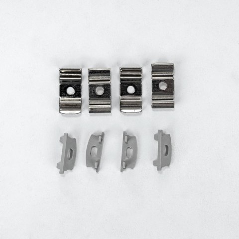 Profil aluminiowy V-TAC 2mb anodowany do taśm LED elastyczny giętki 18x6mm VT-8138