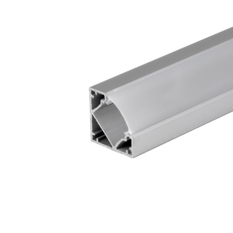 Profil aluminiowy anodowany kątowy V-TAC 2mb klosz mleczny VT-8114