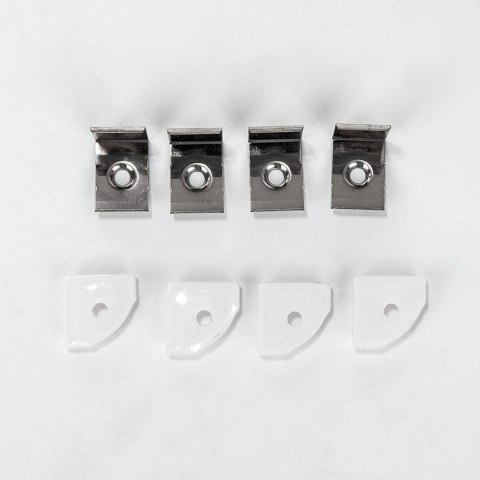 Profil aluminiowy anodowany kątowy V-TAC 2mb klosz mleczny VT-8114