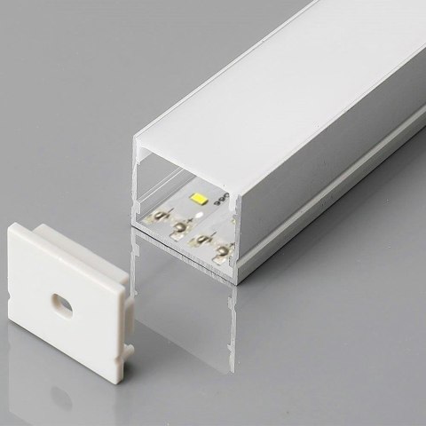 Profil aluminiowy anodowany na dwie taśmy V-TAC 2mb klosz mleczny VT-8118 5 lat gwarancji